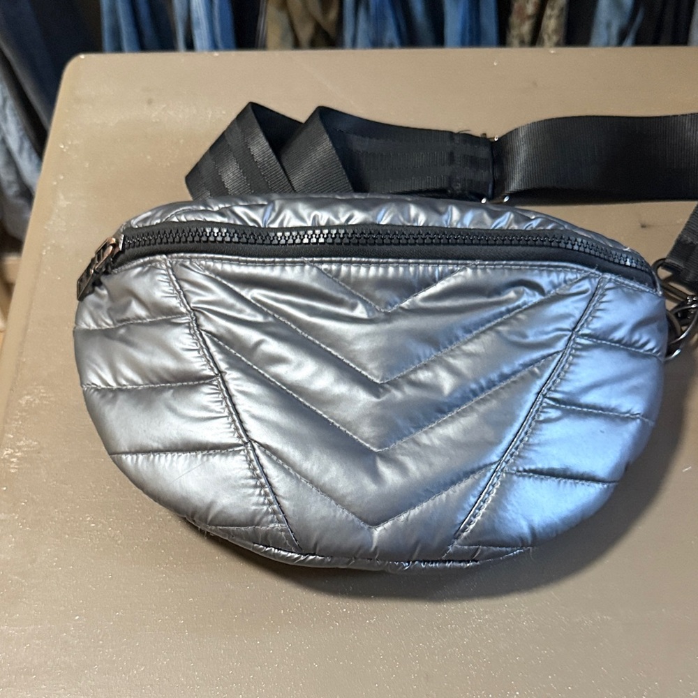 THINK ROYLN Metallic Silver Bag
